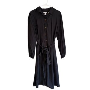 Nine West Black Long Sleeve Dress